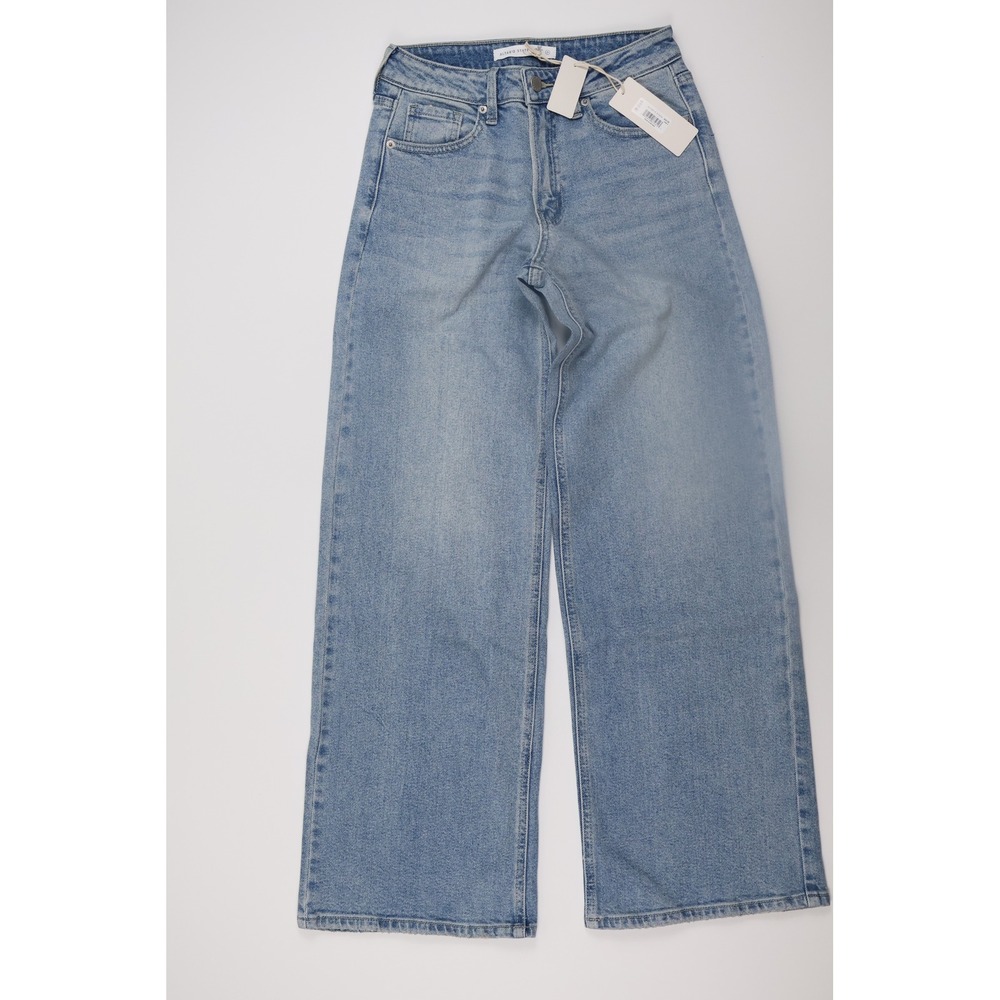 Altar'd State Jeans Wide Leg 26 Light Blue Denim Casual - Picture 1 of 8